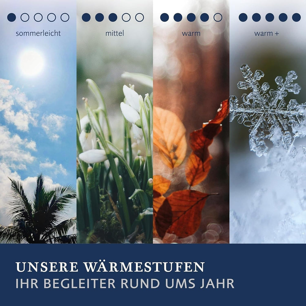 Billerbeck down duvet - E04 Gold Edition - Duvet for all seasons - 135 X 200 Cm Real down duvet - Medium level of warmth Duvets and quilts Naty Shop