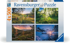 Ravensburger Puzzle - 4 Seasons - 4X 500 piece jigsaw puzzle for adults and children aged 12+ Puzzle Naty Shop Default title