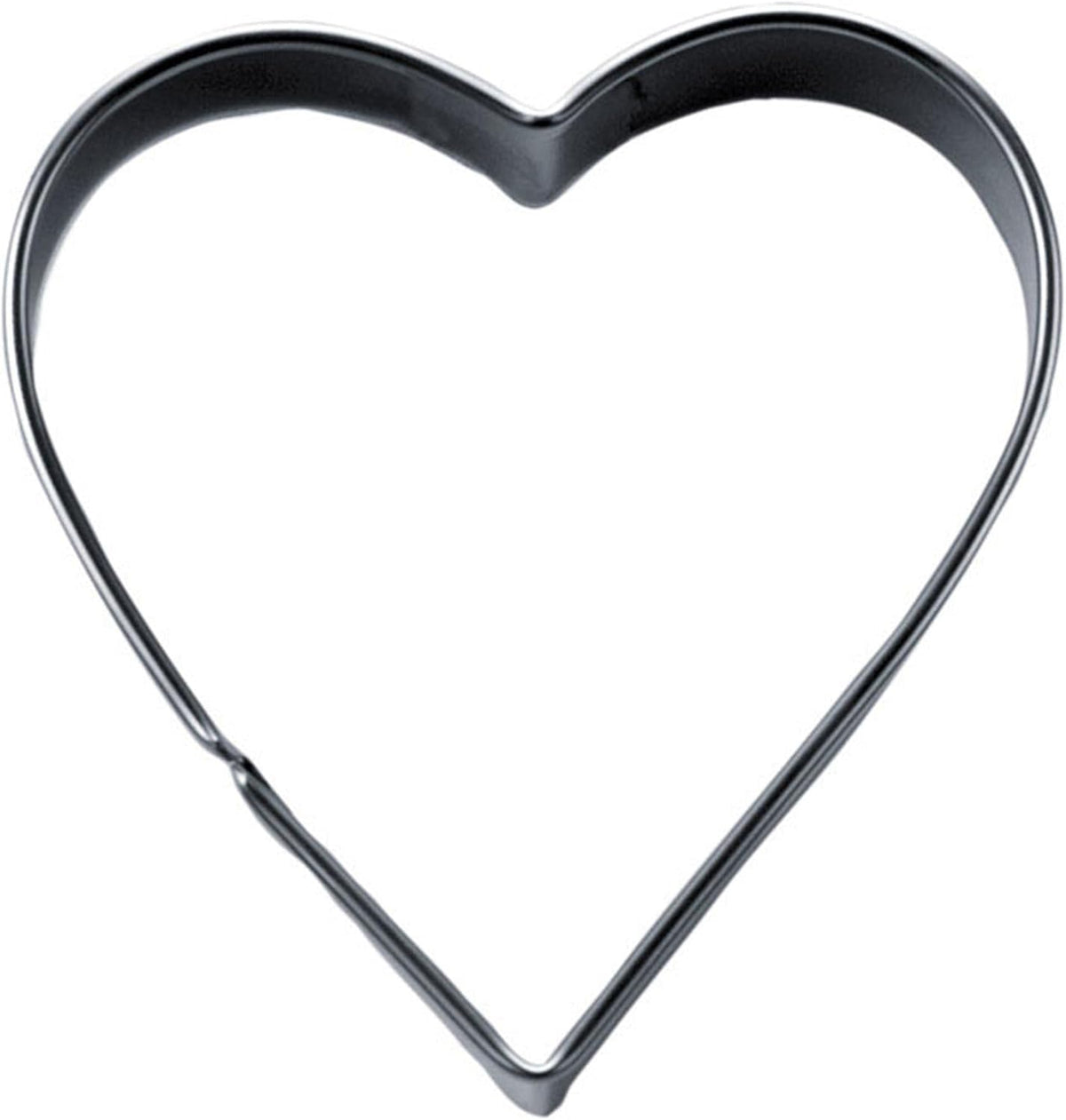 Formă de biscuiți Städter în formă de inimă, 7,5 x 2,5 cm înălțime, oțel inoxidabil