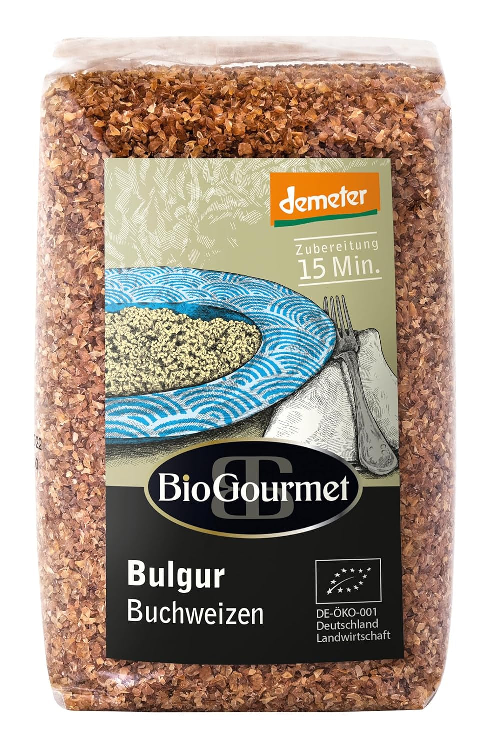 BioGourmet buckwheat groats - from our own production (biodynamic, fragrant and light, quick to prepare), 500 g