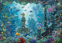 Ravensburger EXIT Puzzle Kids - 13394 In the Underwater Kingdom - jigsaw puzzle 368 pieces for children over 9 years old, children's puzzle Puzzle Naty Shop