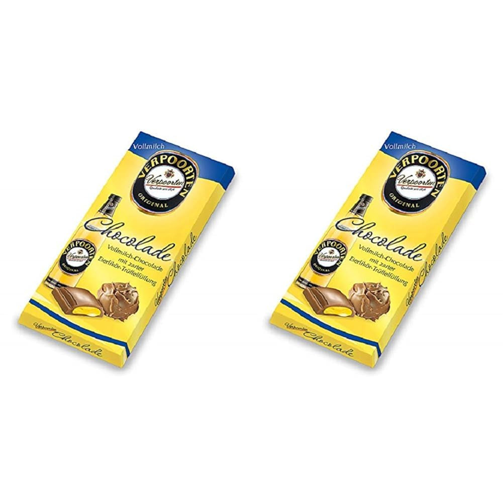 Ciocolată Verpoorten, umplutură de trufe cu ouă, 100 g (pachet de 2)