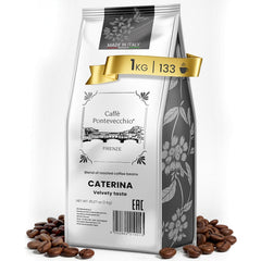 Kaffeebohnen 1kg – Ganze Kaffeebohnen Arabica Robusta – Coffee Beans mit Frucht- und Blütenaromen – Weich und Ausgewogen – Für Espresso Moka Vollautomat – CAFFÈ PONTEVECCHIO FIRENZE