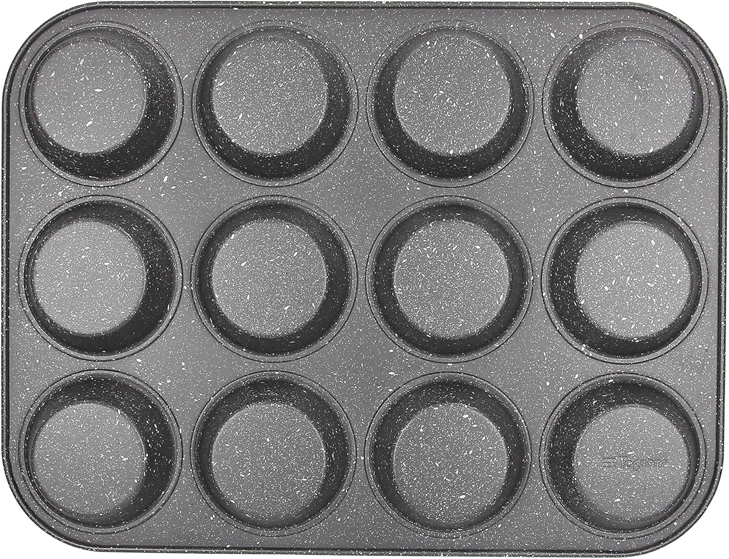 Pure Roq Muffinform Für 12 Muffins, Aluminium, Schwarz Molds and baking trays Naty Shop