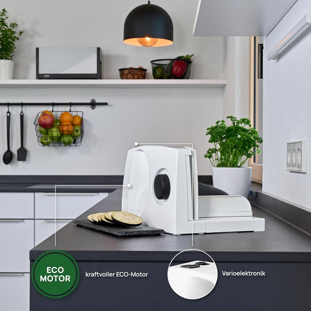 Ritter Markant 05 Multifunctional Folding Electric Bread Slicer and Slicer with Eco-Motor Made in Germany Shredders and Slicers Naty Shop