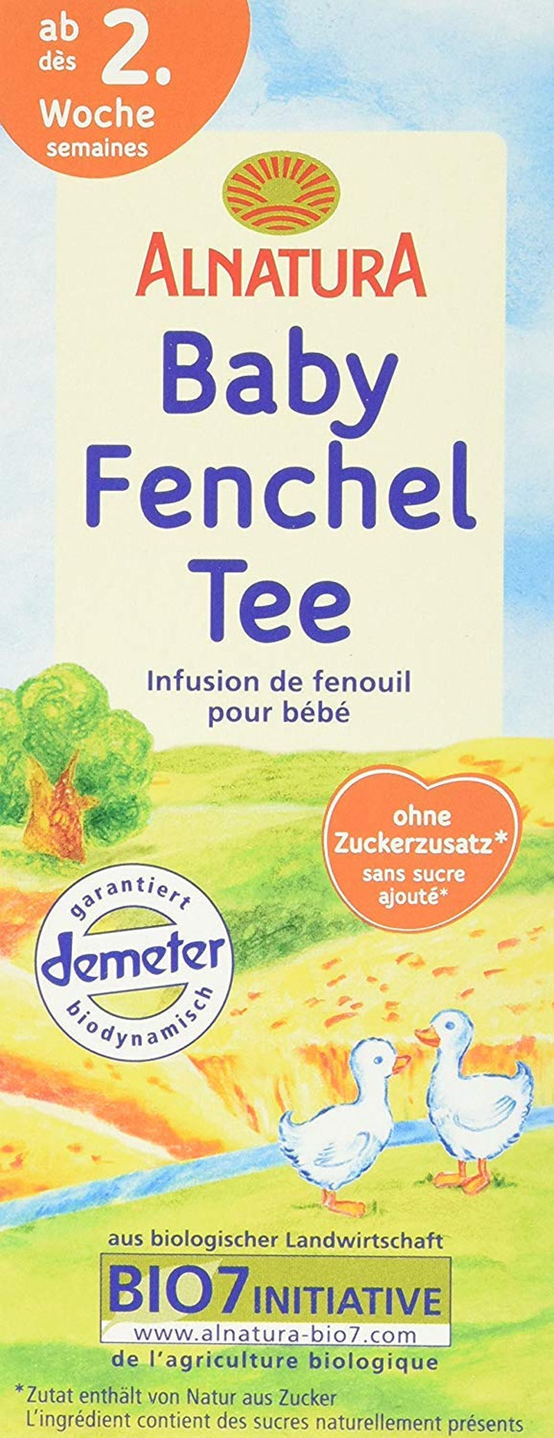 Organic fennel tea for children, 20 bags, 35 G Mother and Child Naty Shop Default Title