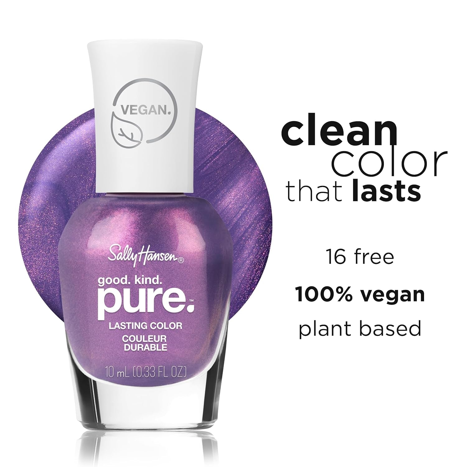 Good, Kind, Pure Iris Dusk, Vegan Formula, Ultra Bright, Quick Dry, 10ml