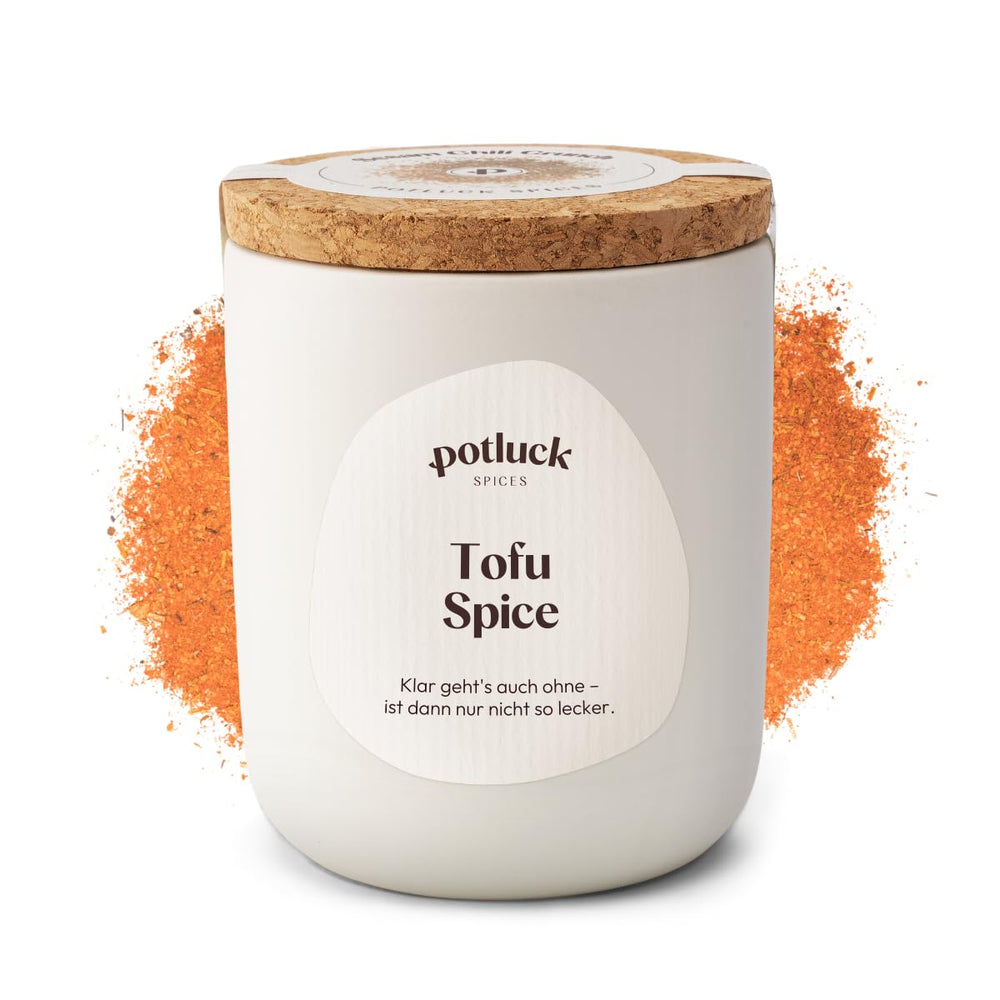 Potluck | Umami Crunch | Würzmischung im Keramiktopf | 75 g | Vegan, gluten-free and with natural ingredients