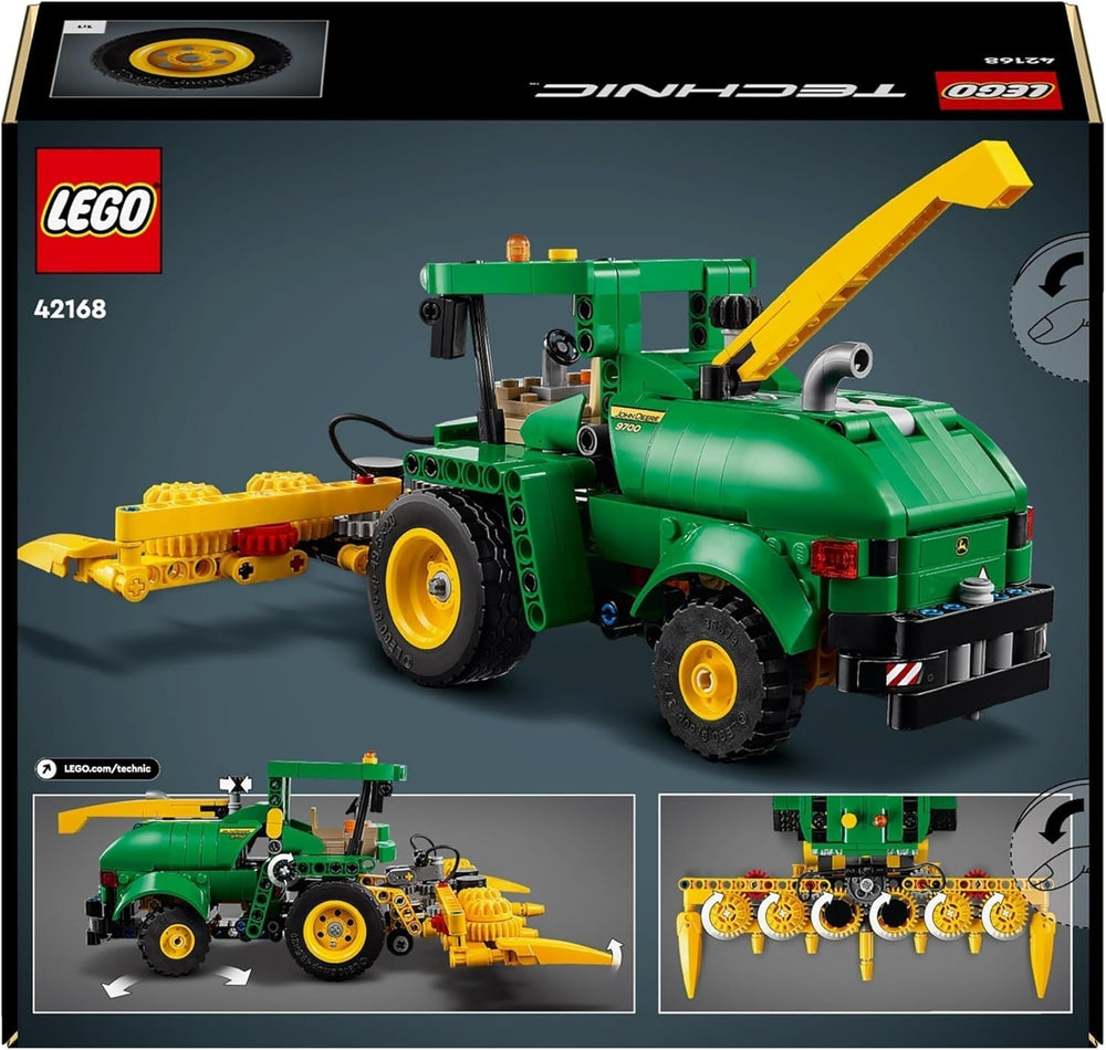 LEGO Technic John Deere 9700 Forage Harvester Kids Toy Tractor Farm Set Vehicle Model with Realistic Functions Gift for Boys and Girls 9 Years Old 42168 Building Sets Besuche den LEGO-Store