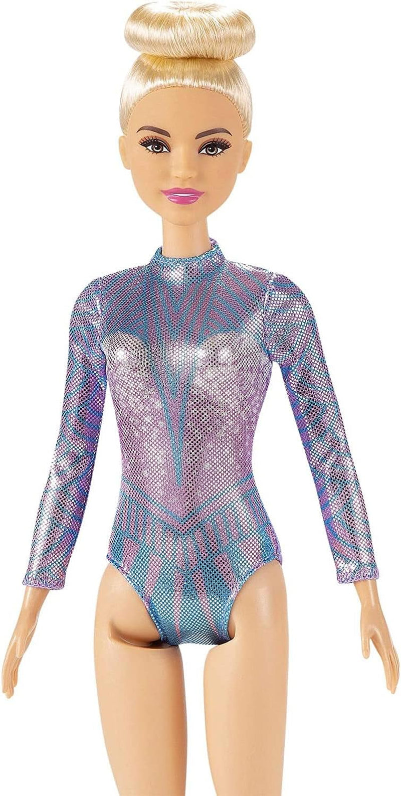 Barbie Doll, You Can Be Anything Barbie Series, Gimnastică ritmică Barbie cu păr blond, accesorii Barbie, inclusiv păpușă Barbie, cadou pentru copii, jucărie de la 3 ani, Gtn65 Papusi Naty Shop