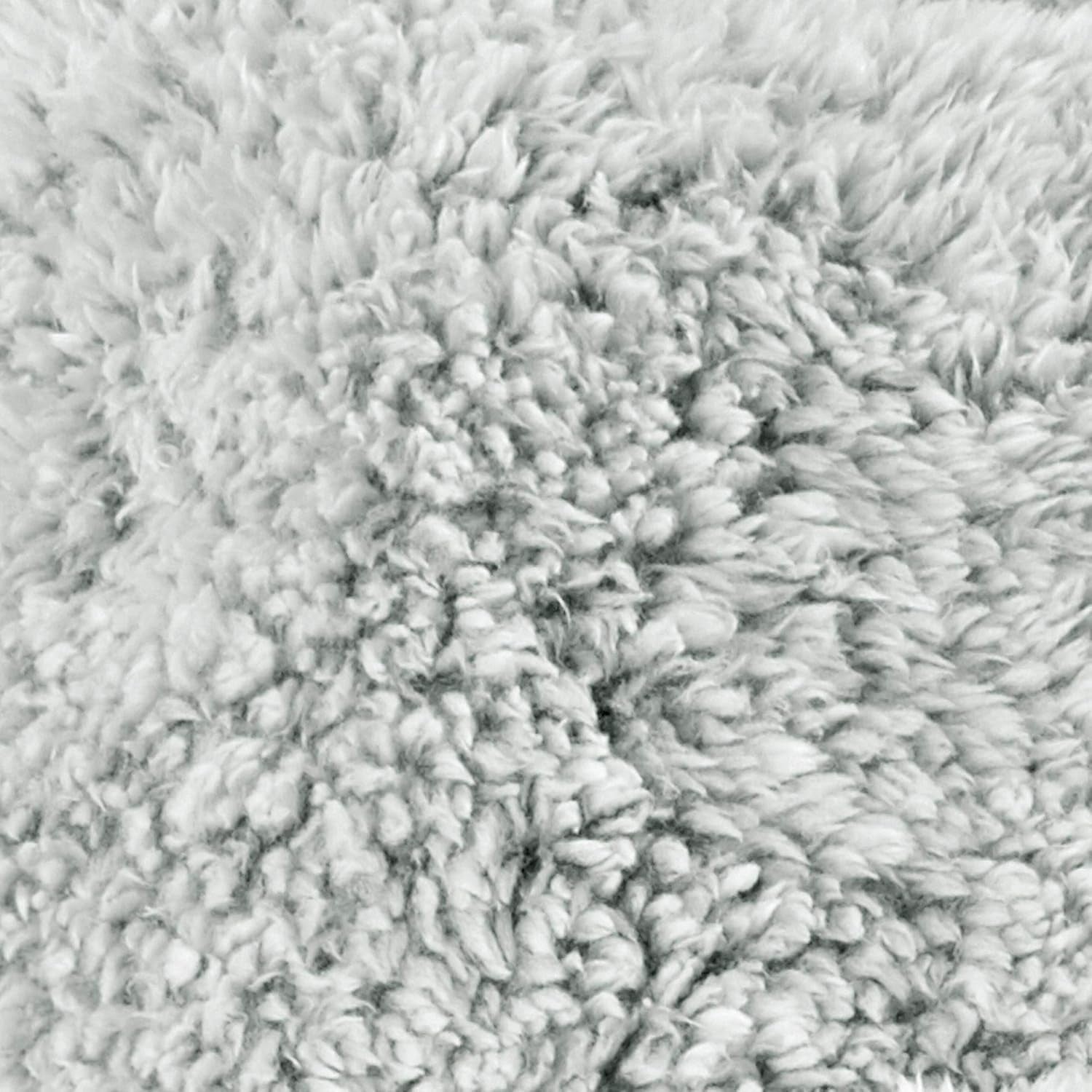 Aqua-Textil Fluffy cuddly blanket 150 X 200 Cm Gray White Melange Plush TV blanket Bedspread Sherpa Fleece Oeko-Tex Ottawa Beds and Blankets Besuche den aqua-textil-Store