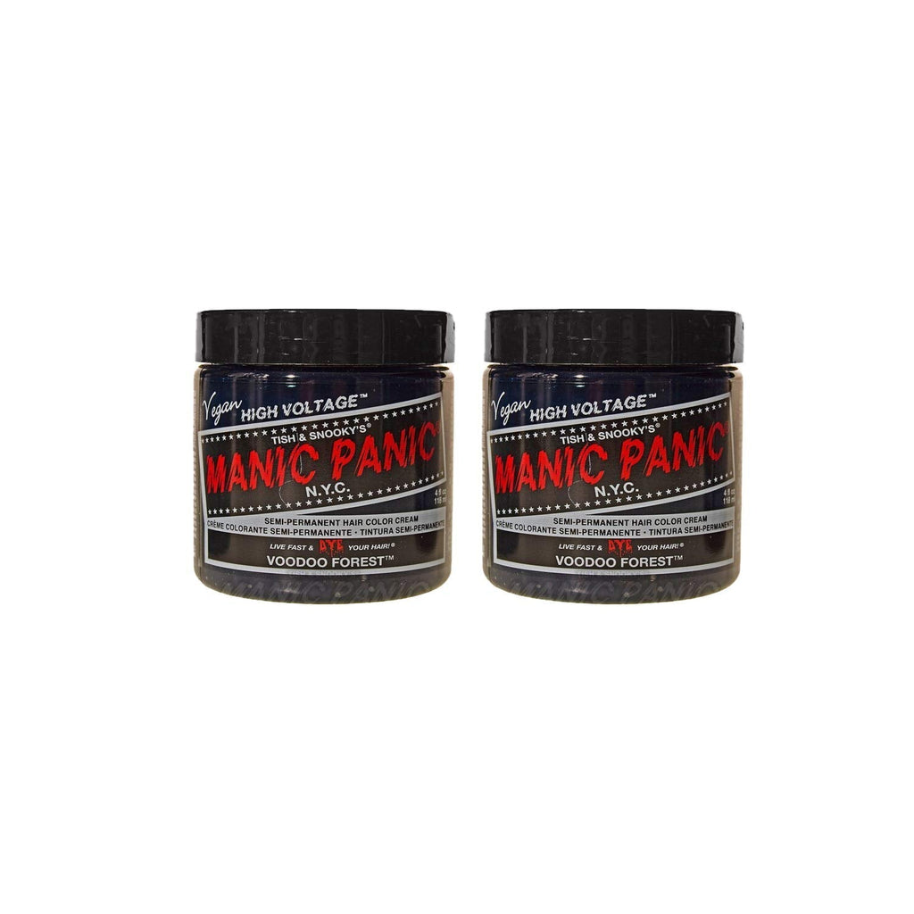 Manic Panic Electric Lizard Classic Cream, vegan, fără cruzime, vopsea de păr verde semipermanentă 118ml Vopsea pentru par Naty Shop Pădurea Voodoo 118 Ml (pachet de 2)