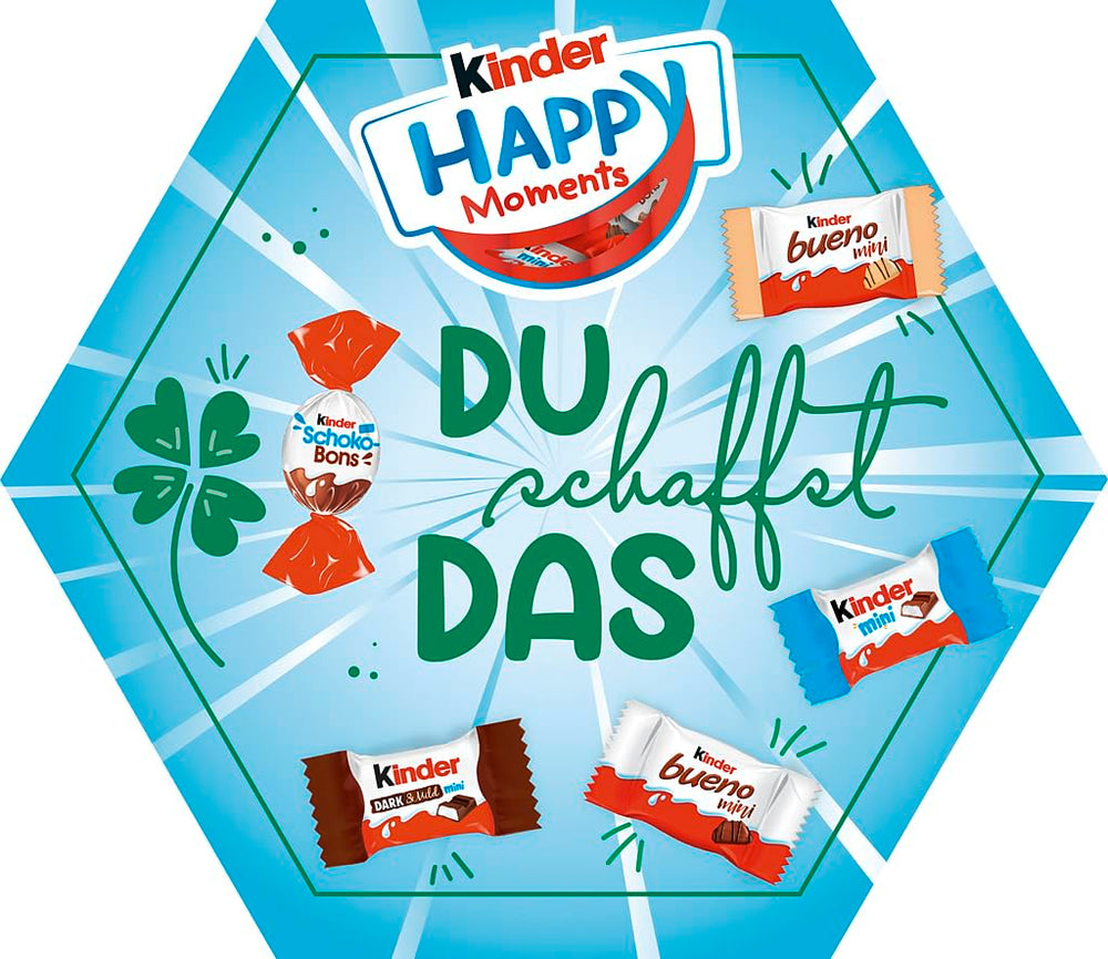 kinder Happy Moments Mini Mix - Valentine's Day gift for him and her - For socializing and sharing with friends and family - 161g