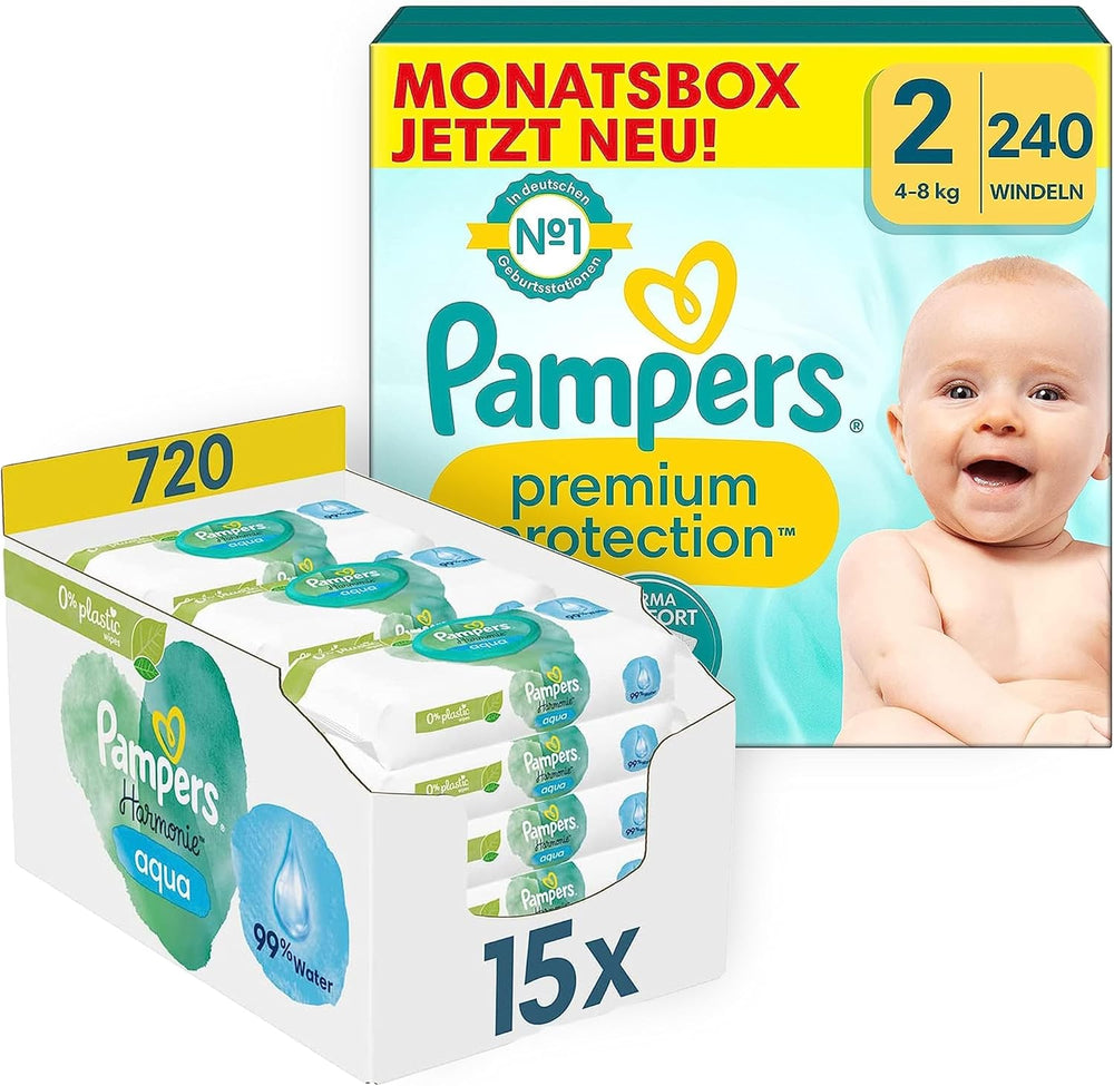 Premium Protection Starter Pack 1 and Aqua wet wipes