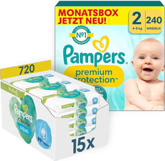 Premium Protection Starter Pack 1 and Aqua wet wipes