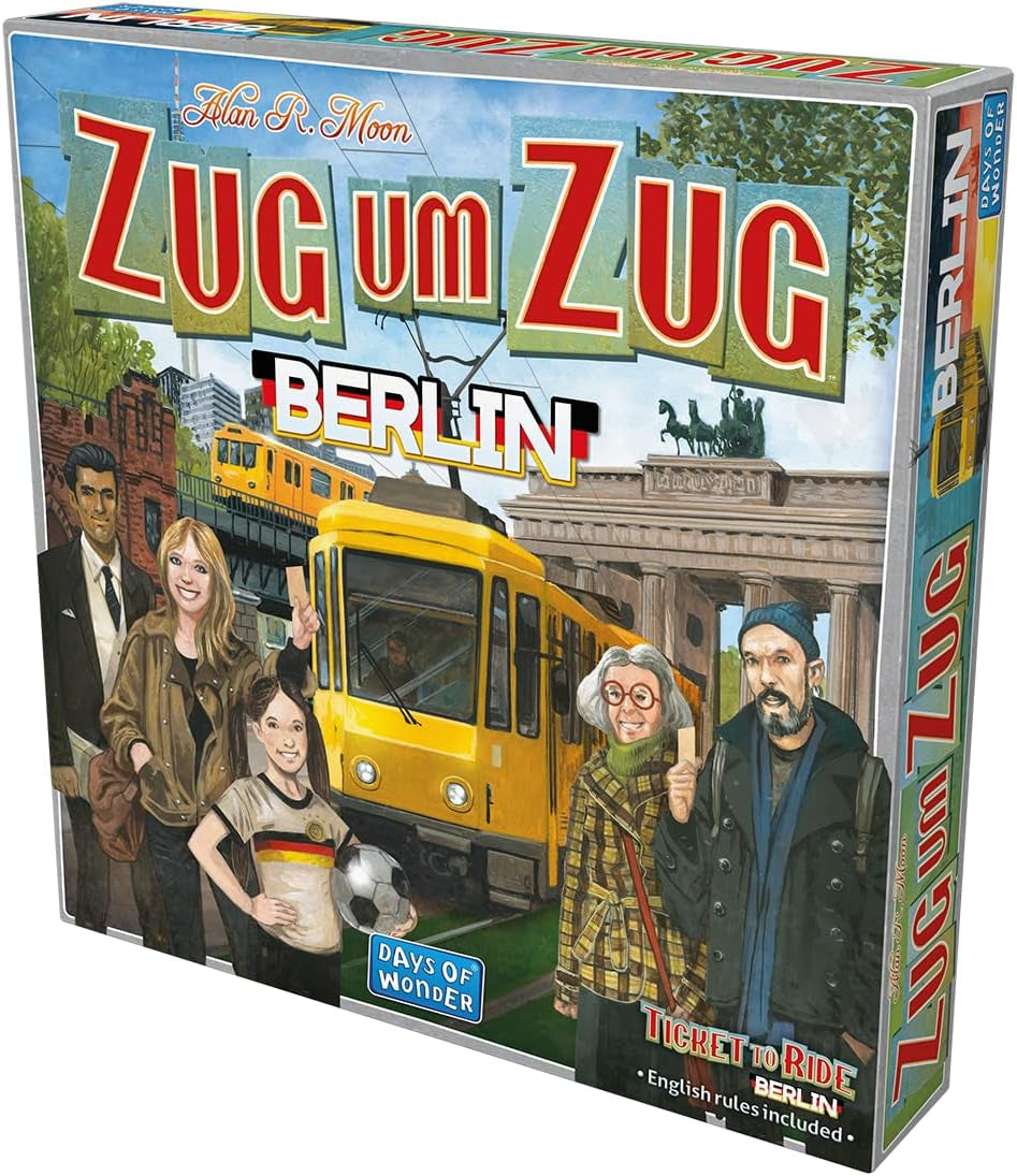 Days of Wonder, Ticket to Ride: Berlin, family game, board game, 2-4 players, ages 8+, 10-15 minutes, German
