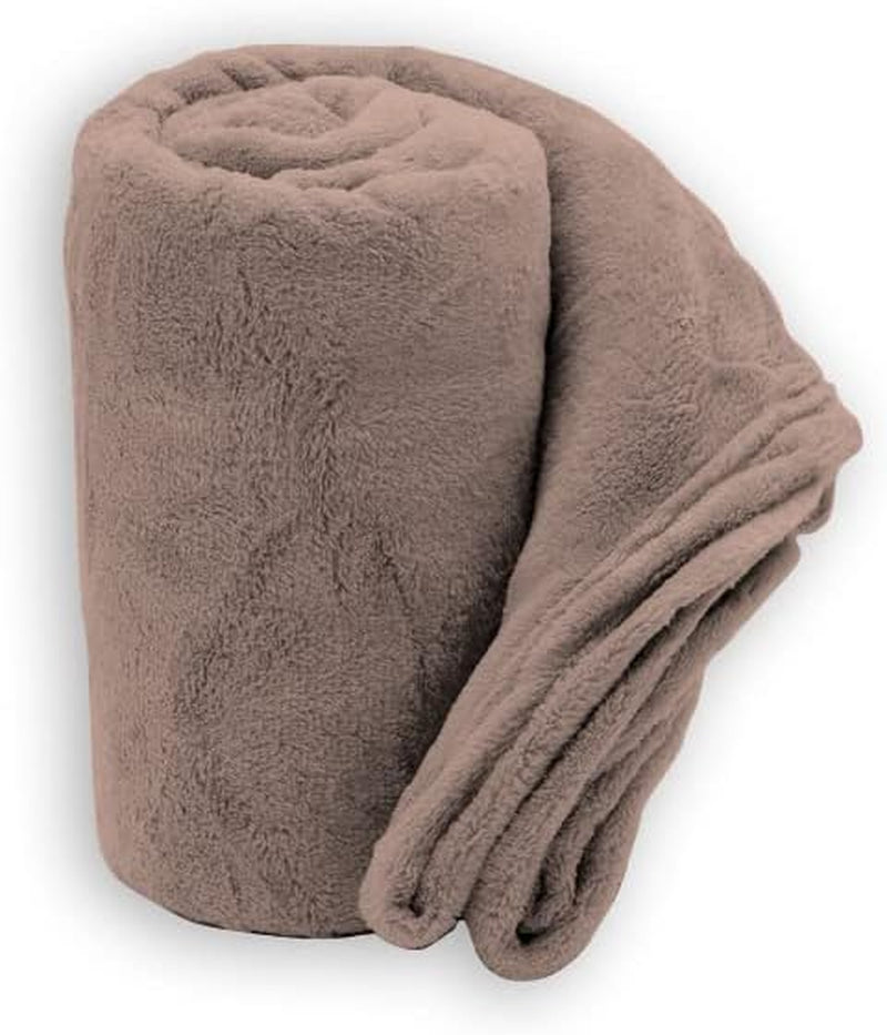 Soft blanket | Plaid | Soft Touch | 130 X 160 Cm | Powder Duvets and quilts Naty Shop Powder 130X160