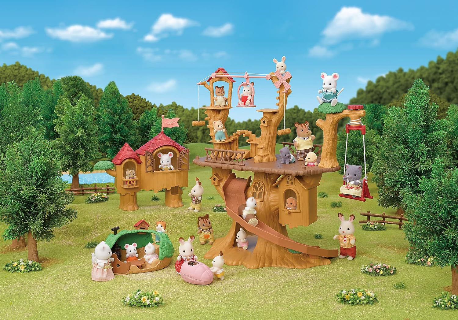Sylvanian Families 5452 Baby Cable Car - Set de joacă pentru casă de păpuși