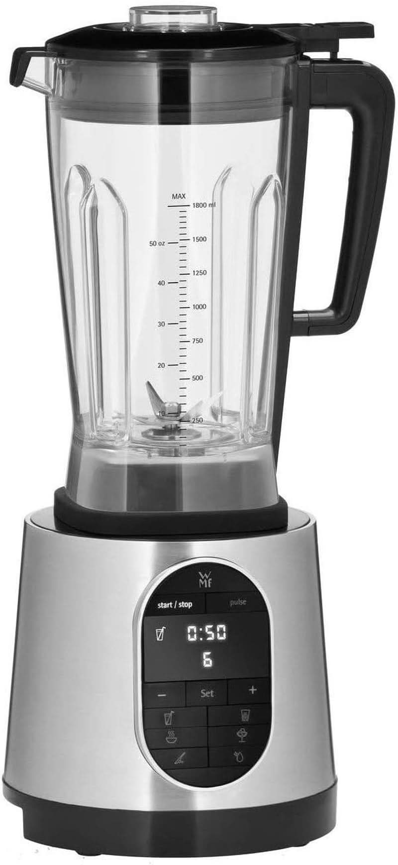 WMF Kult Pro Hochleistungs-Standmixer 1,600 Watt, 36,000 U/Min, Mixbehälter 1.8L, 6 Autoprogramme, Smoothie-, Ice Crush- Und Interval-Funktion Mother and Child Naty Shop