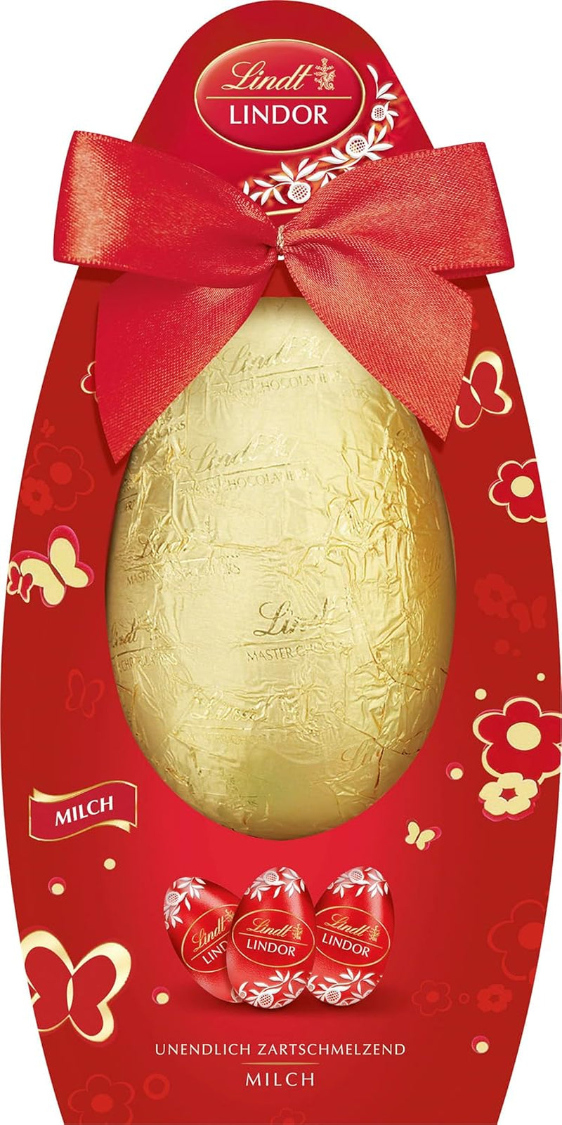 Easter Mix Lindt Chocolate LINDOR | Box 144g | LINDOR eggs that melt in your mouth in three variants: Milk chocolate, Dark chocolate, Hazelnut | Easter Chocolate | Gift of chocolate | 1 pack