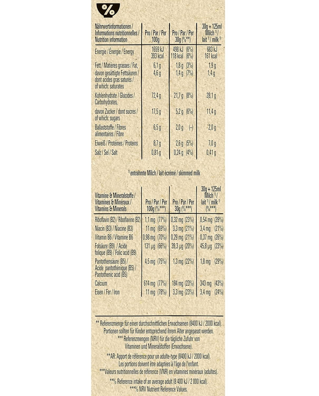 Nestlé Fitness Yogurt Whole Grain Breakfast Cereal with Partial Yogurt Flavor Pack of 4 (4 x 350g)