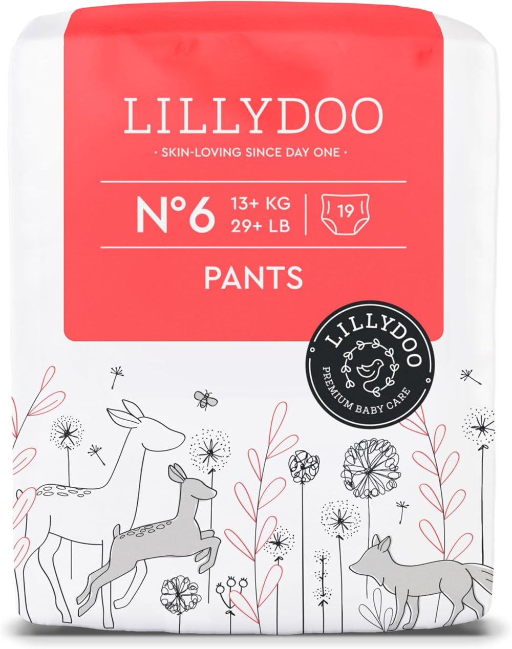 LILLYDOO Skin Friendly Pants Size 5 (12-17kg) Monthly Box (105 Pieces)