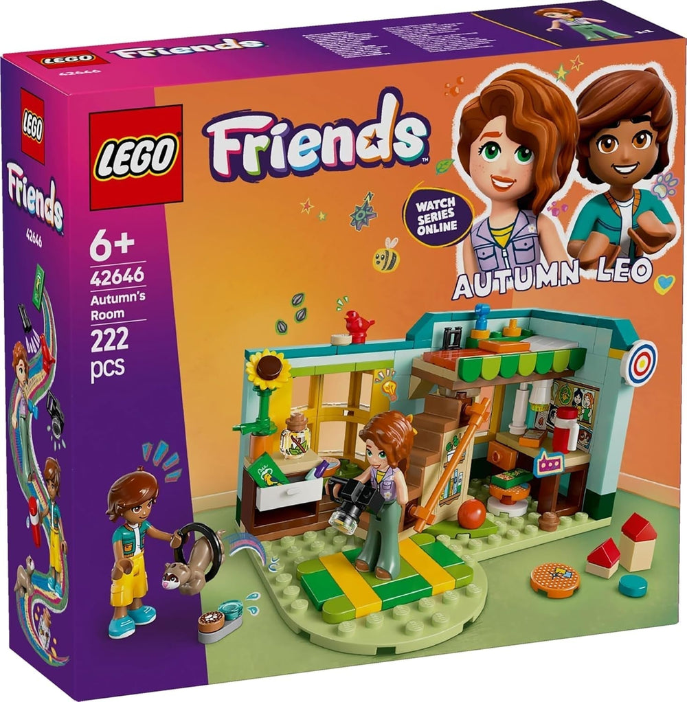 LEGO Friends Autumn's Room, set de construit și jucat pentru jocuri de rol creative, set pentru fete de la 6 ani cu 2 minifigurine și o figurină de dihor, jucărie educativă 42646 Seturi de constructie Besuche den LEGO-Store