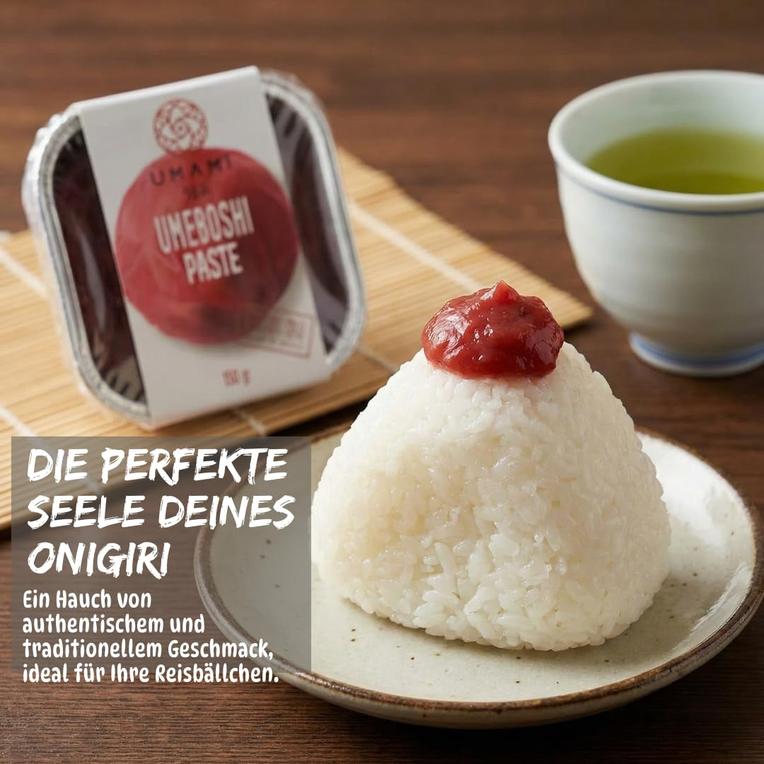 Japanische Umeboshi-Paste, Fermentierte Pflaumen mit Shiso, 150 g