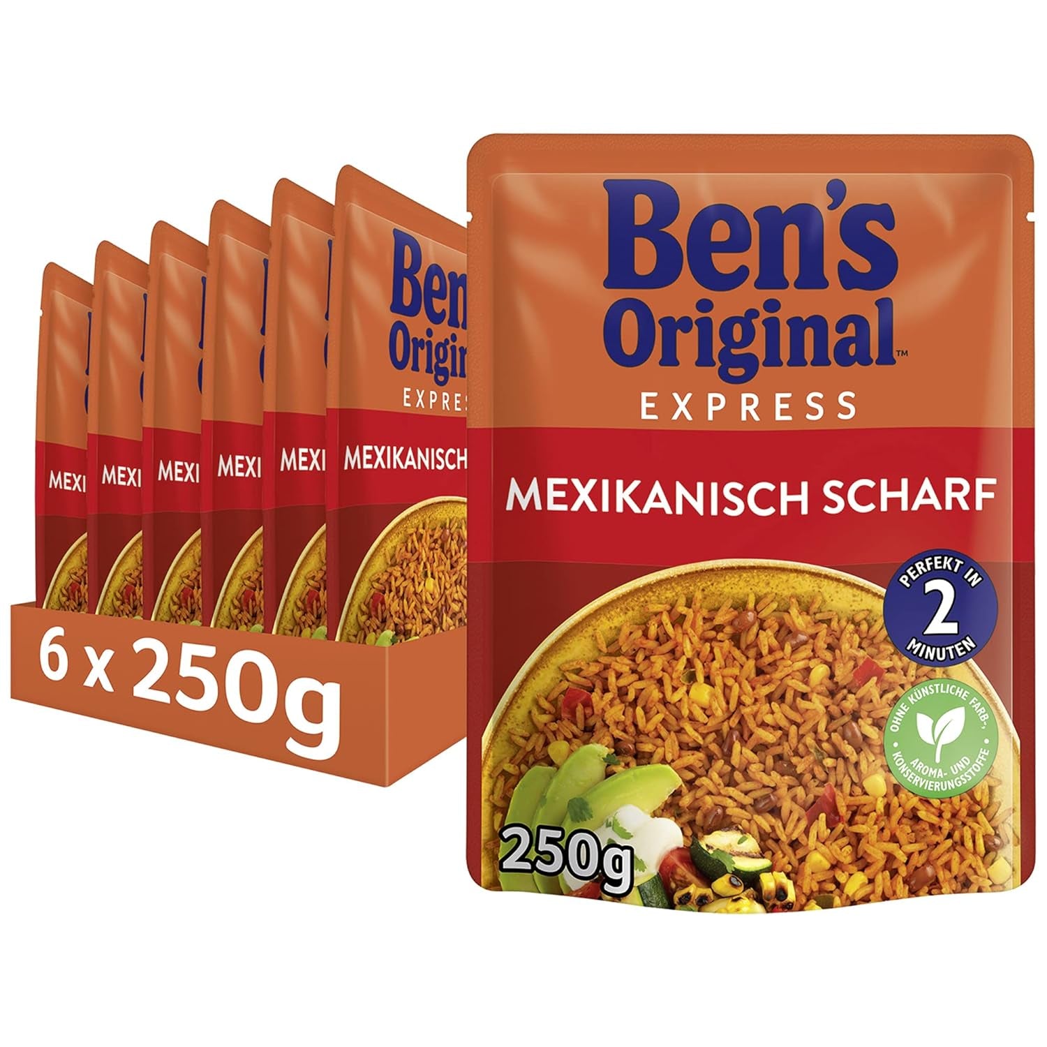 BEN'S ORIGINAL™ Mexican express rice 6 x 220g