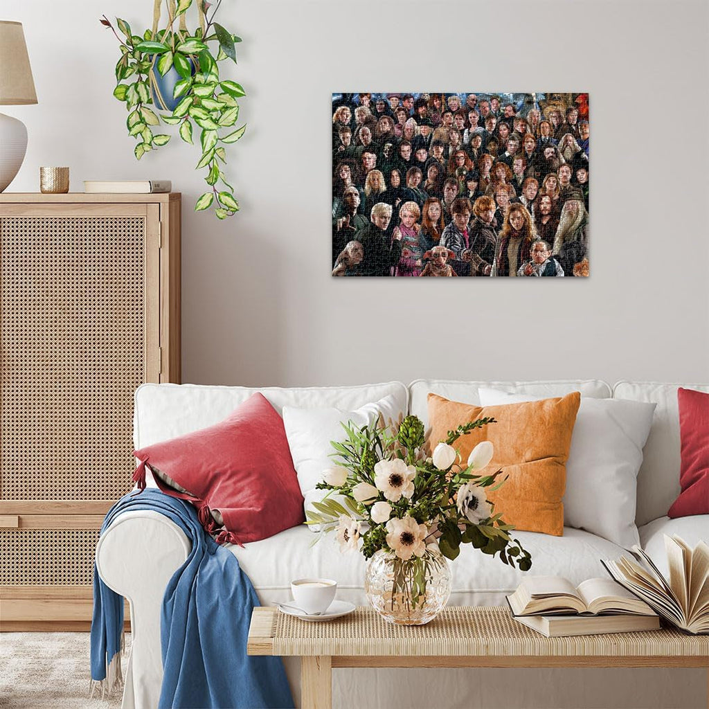 Ravensburger Puzzle 1000 piese Harry Potter 12000457 - Peste 70 de personaje din lumea vrăjitoare de la Hogwarts într-un singur puzzle pentru adulți și copii de la 14 ani încoace Puzzle Naty Shop