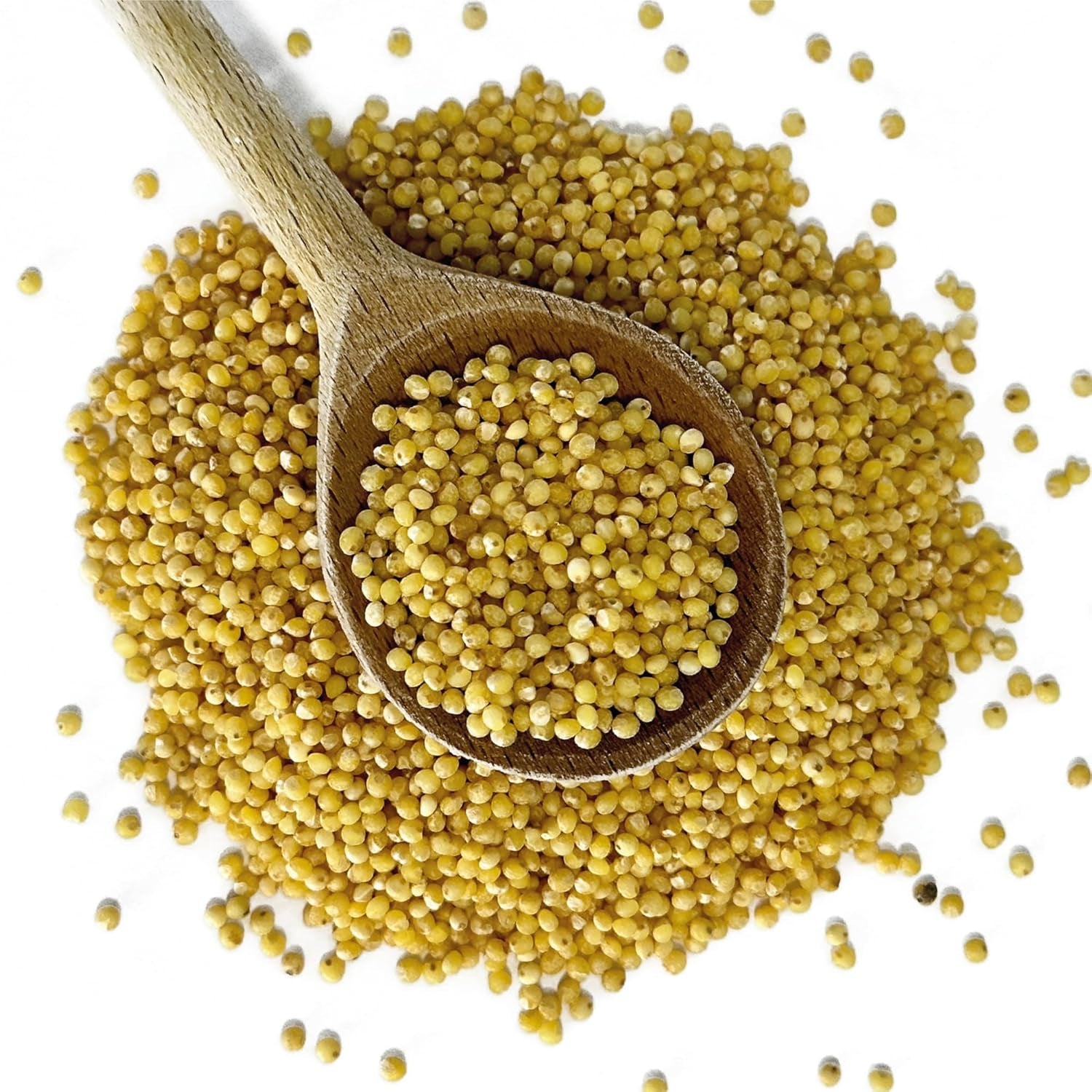 PassionBio organic golden millet 2 KG - resealable packaging