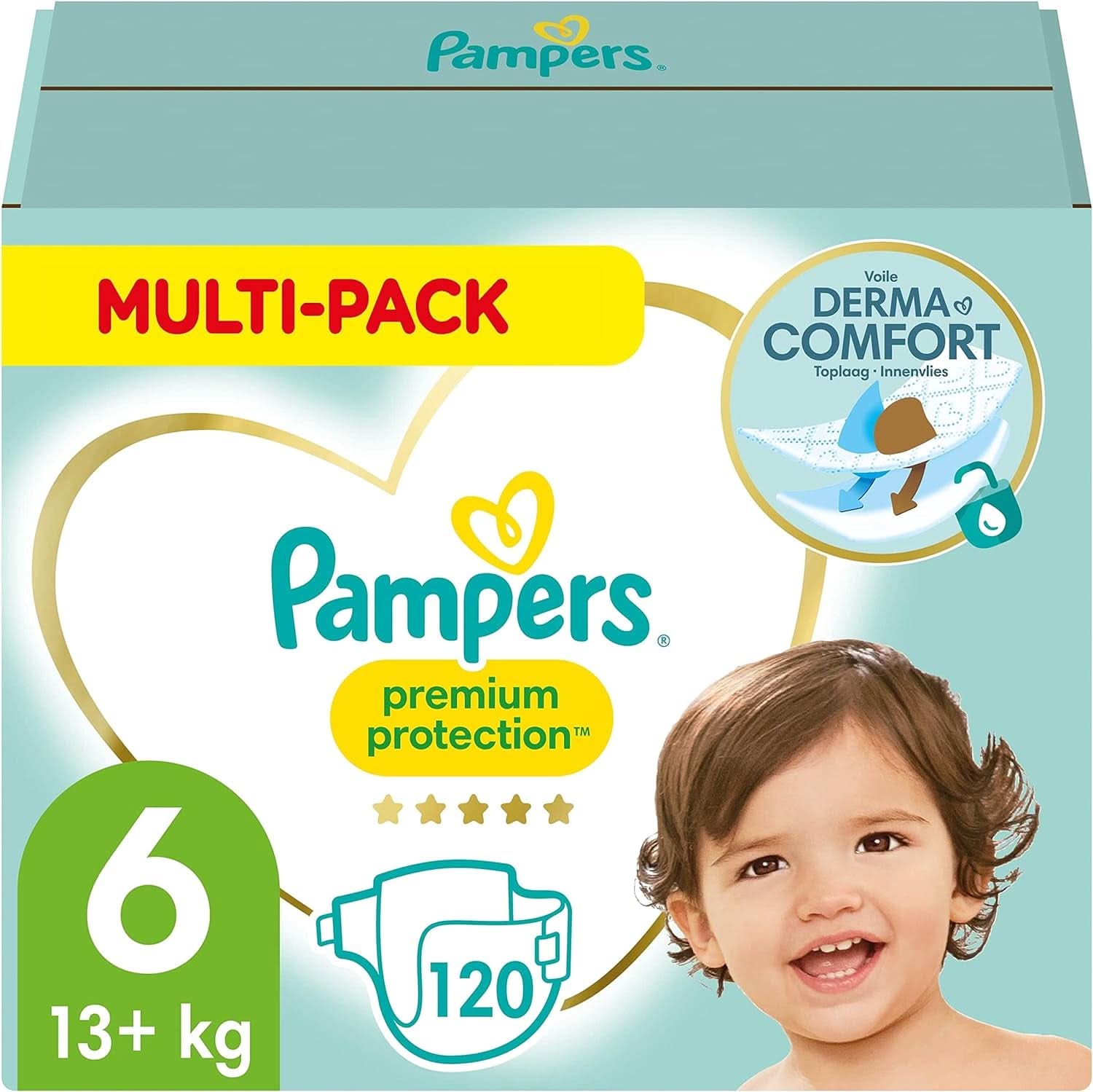 Pampers Baby Nappies size 4, Premium Protection, Nappies, 174 pcs. , 9Kg - 14Kg Mother and Child Naty Shop 6 (120 pcs) Other