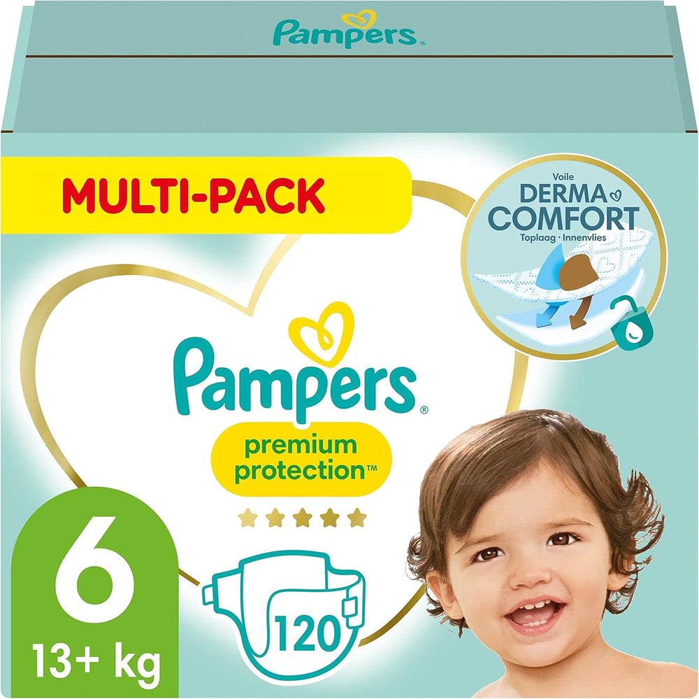 Pampers Premium Protection Size 5, 152 Diapers, 11kg-16kg, our #1 protection against skin and leaks