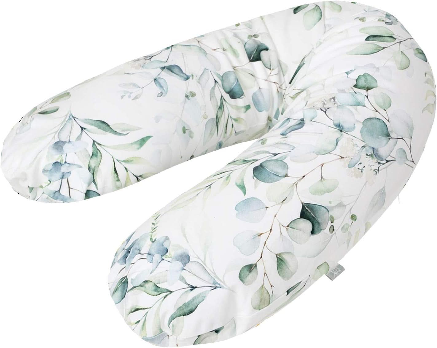 Perna Rotho Babydesign Multi (190 x 35 cm) - Hipoalergenică - Silențioasă - Pernă pentru dormit lateral - Lavabilă la mașină Accesorii Hrana si Alaptare Bebe Naty Shop Motiv Natural Leaves Multi