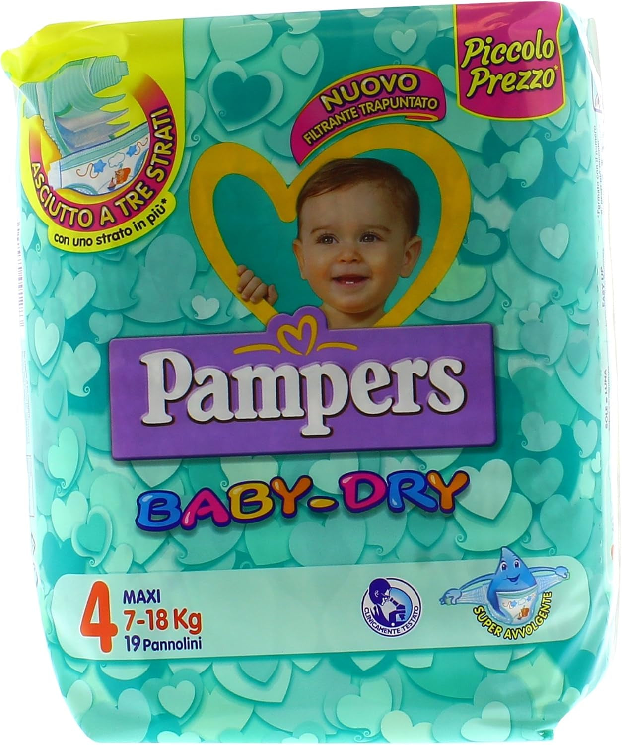 Pampers (Old Version), Panties, Size 4, 9kg-15kg, Three Pack (1 x 88 Diapers)