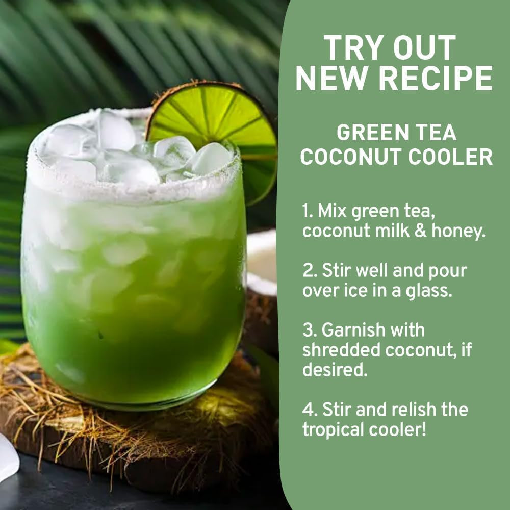 HANDPICK, pliculețe de ceai verde - 25 bucăți | 100% frunze de ceai verde pur din Himalaya, India | Plicuțe de ceai verde ecologice, preparare la cald sau rece