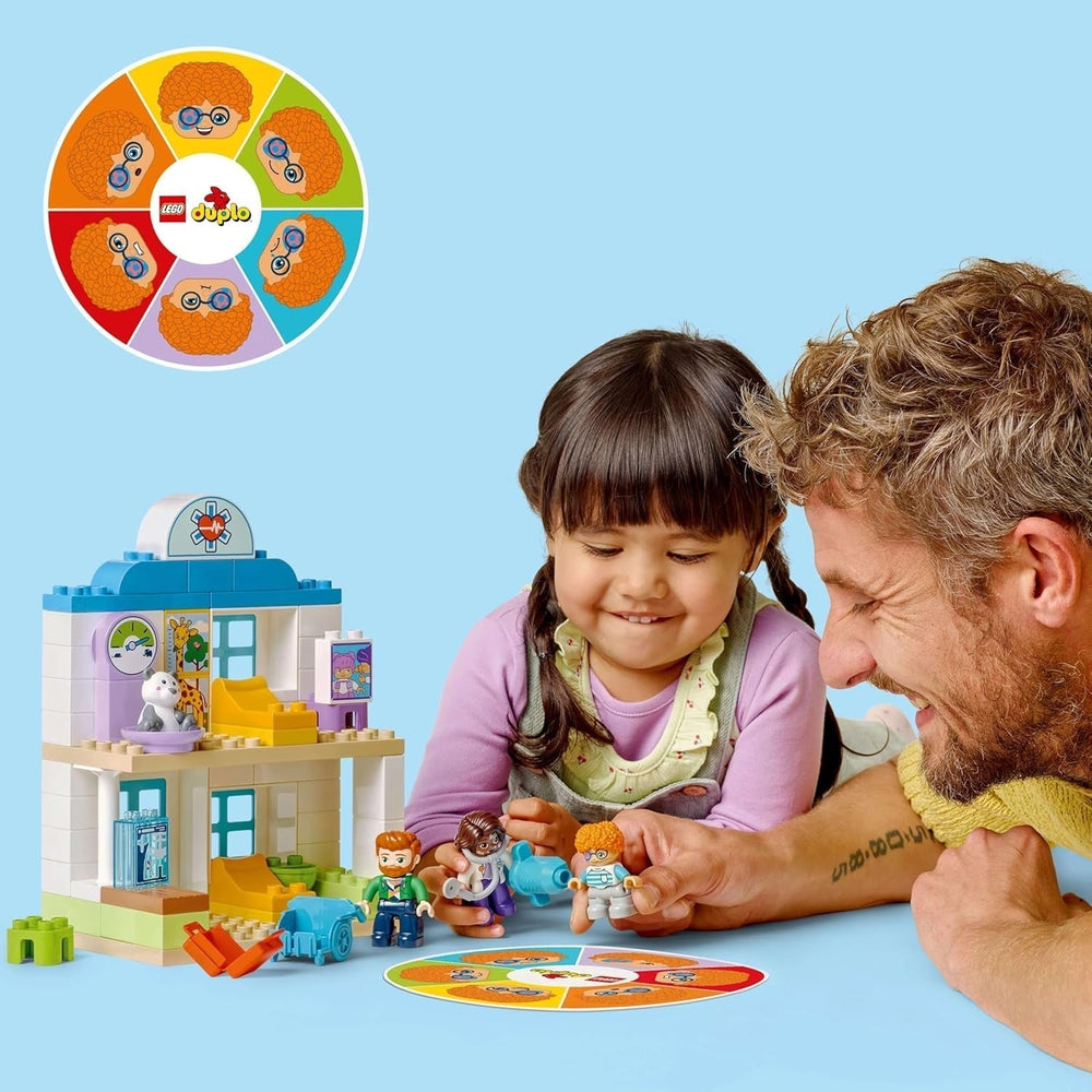LEGO DUPLO Town First Visit to the Doctor, Building Toy, Playset to Promote Fine Motor Skills, Gift for Toddlers 2 Years Old, Educational Toy, Hospital Role Play 10449 Building Sets Besuche den LEGO-Store
