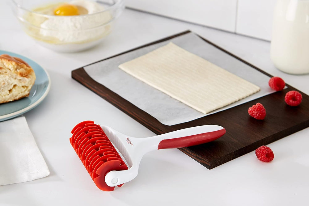 Westmark Gitterroller, Länge: 19.5 cm, Kunststoff, Weiß/Rot, 32182270