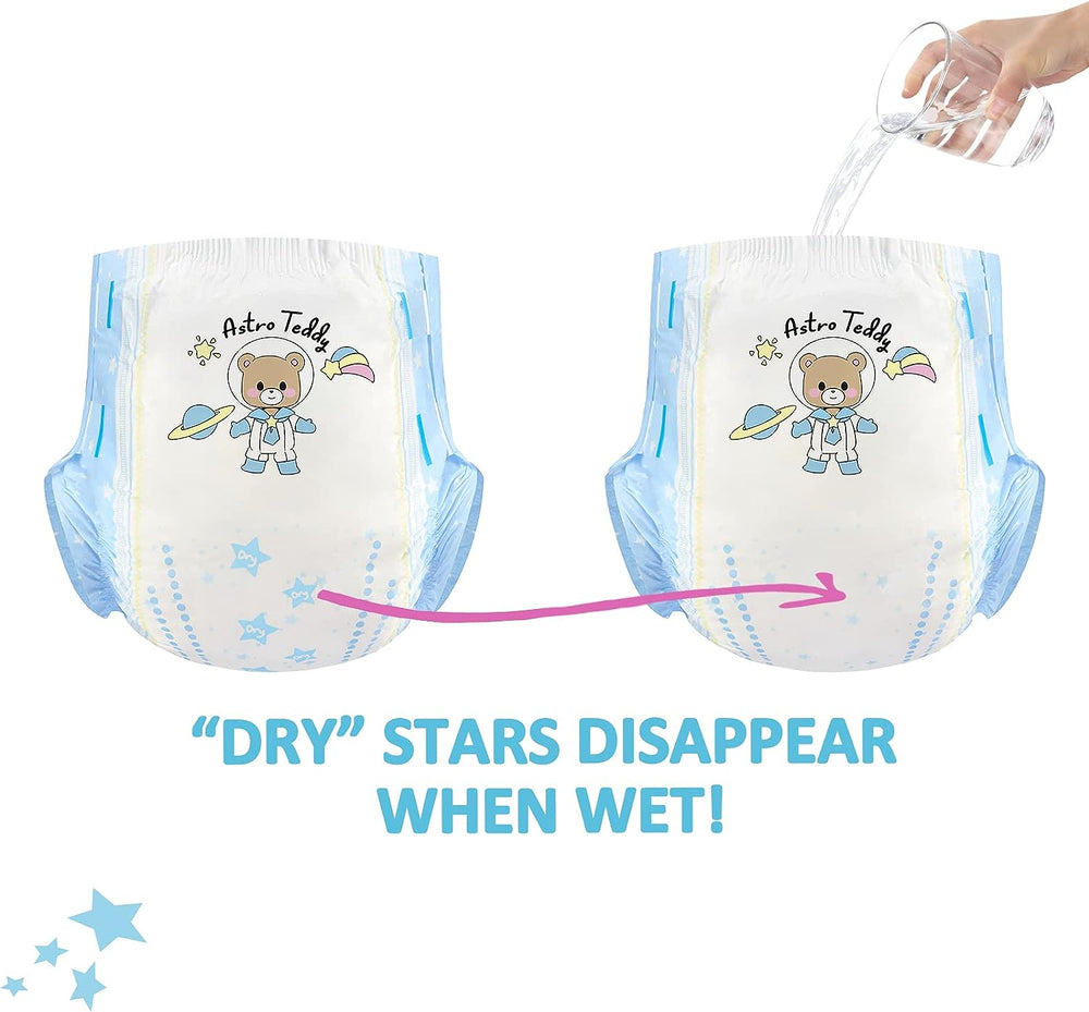 Adult Printed Diapers 5500-5800ml 2 Pack, 3 Prints Random Assortment - Astro Babies (L)