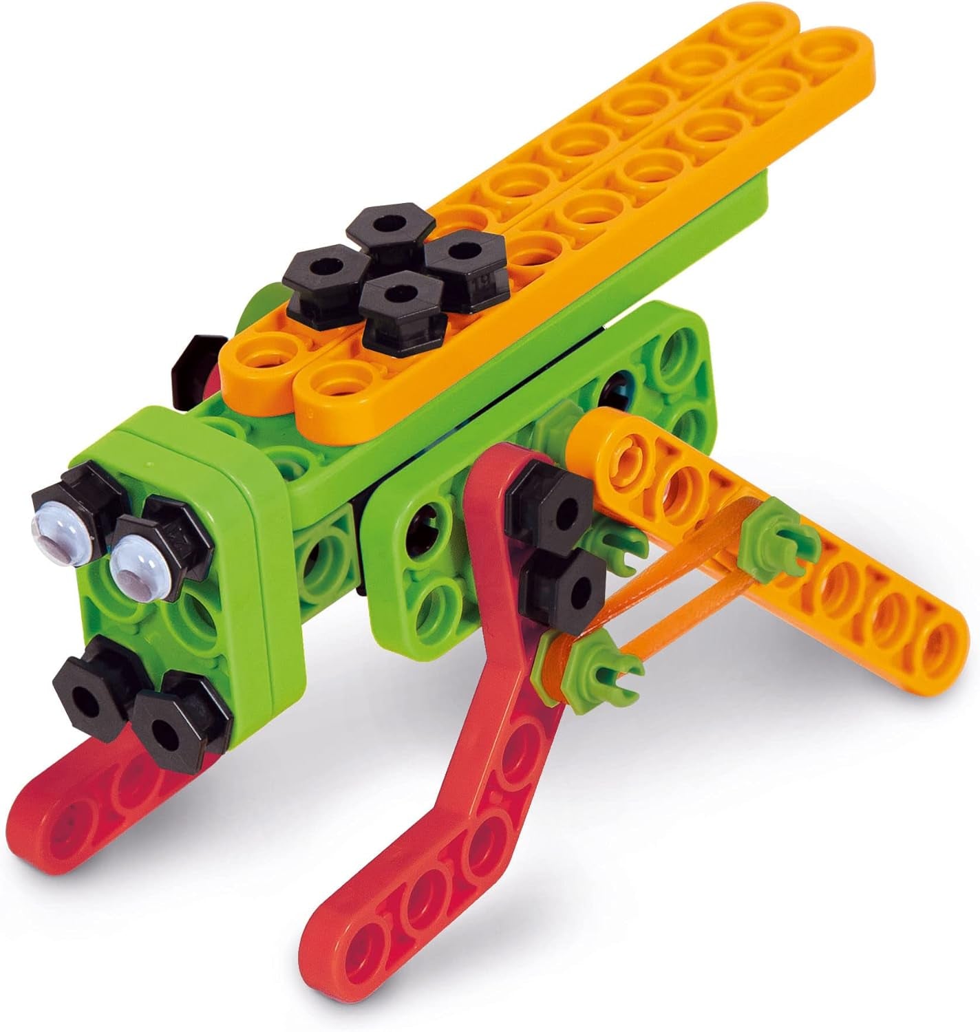 Clementoni 97860 Science & Play Build – Mechanics Junior Lustige Tiere, Bausatz für 8 Tiermodelle, motorbetriebenes Konstruktionsspielzeug für Kinder ab 6 Jahren Amazon Exclusive