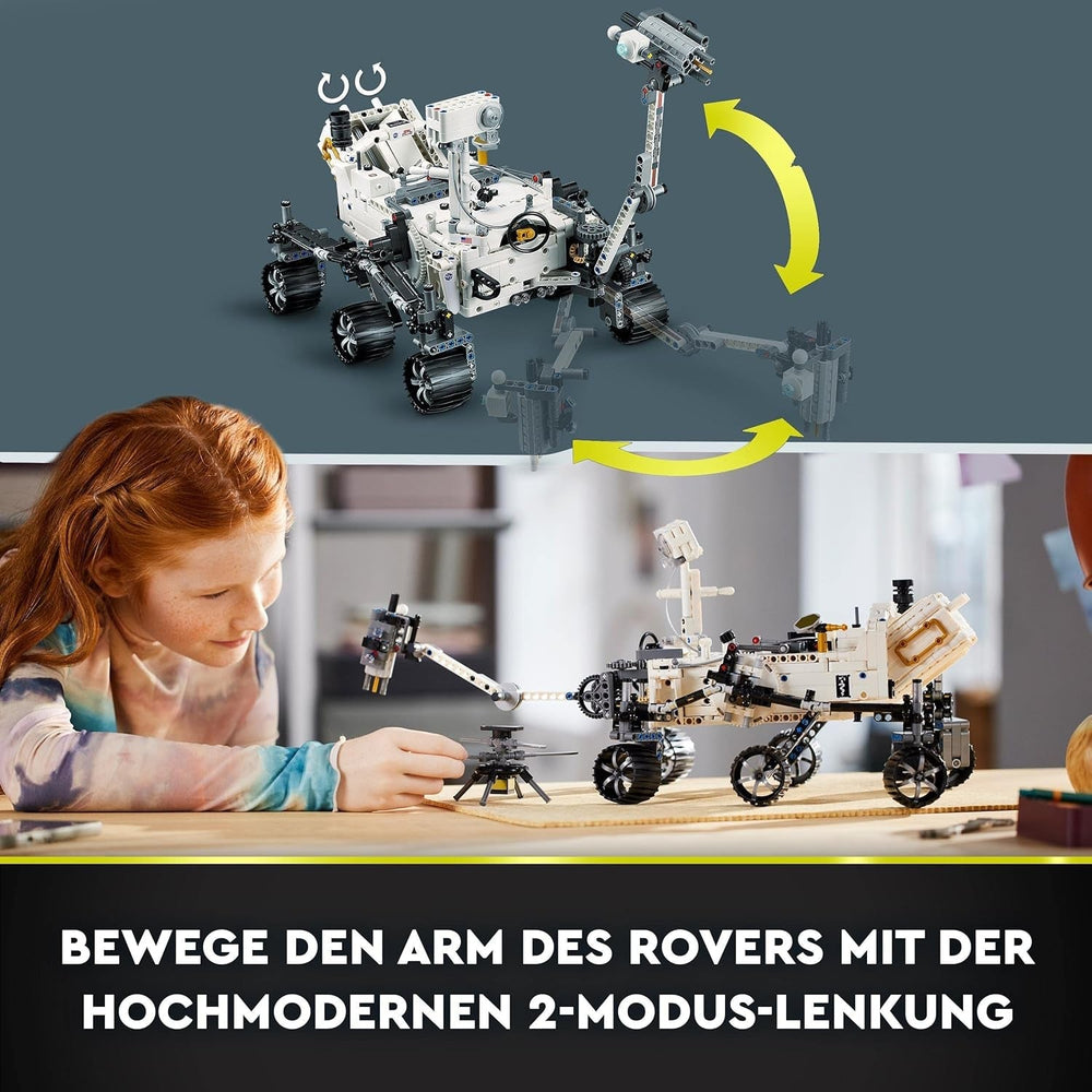 LEGO Space Toy Set 42158 Technic NASA Mars Rover Perserverance with Ar App, Science Building Toy for Girls and Boys 10+ Building Sets Besuche den LEGO-Store