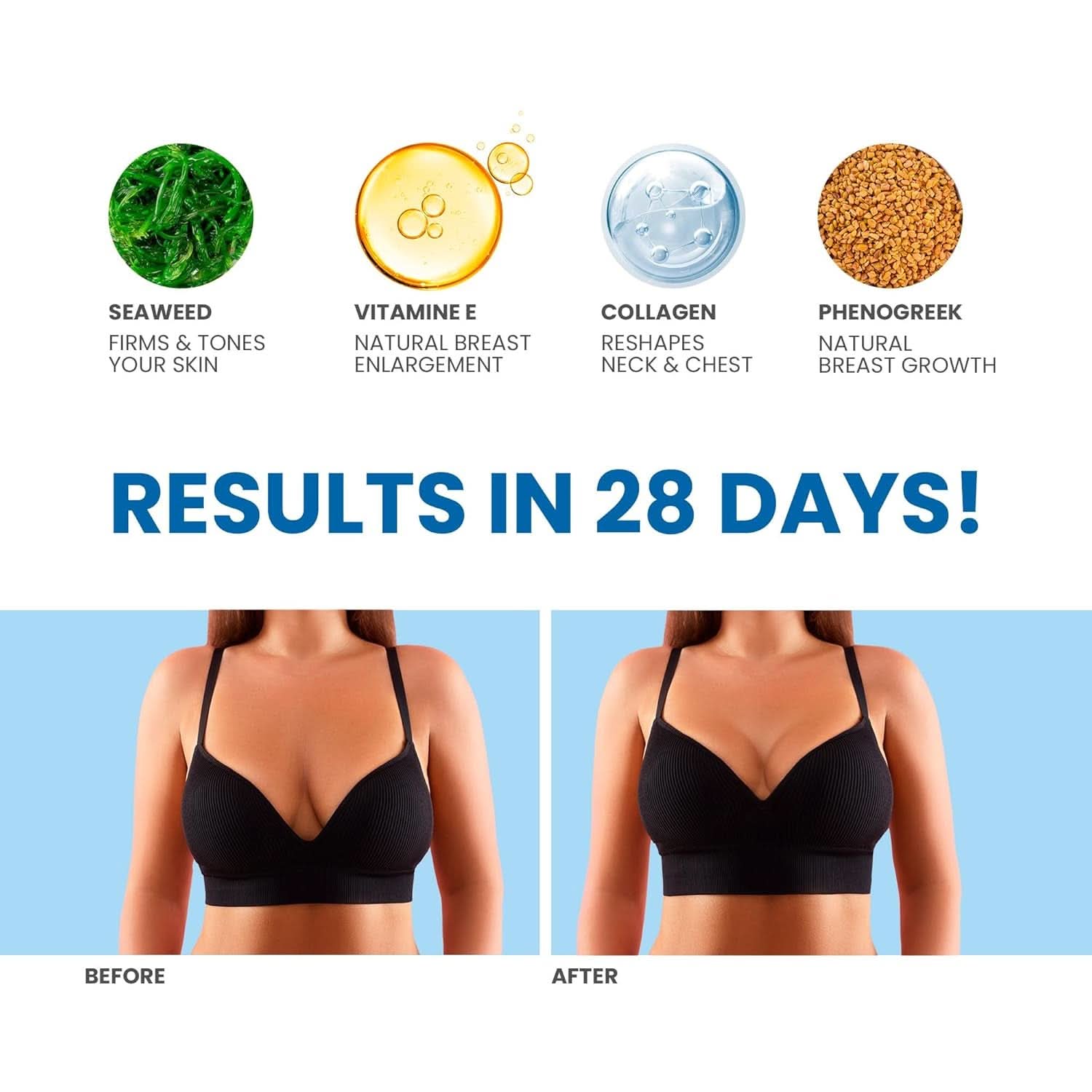 Breast enlargement cream, Forte Neck Décolleté 200 ml Naty Shop