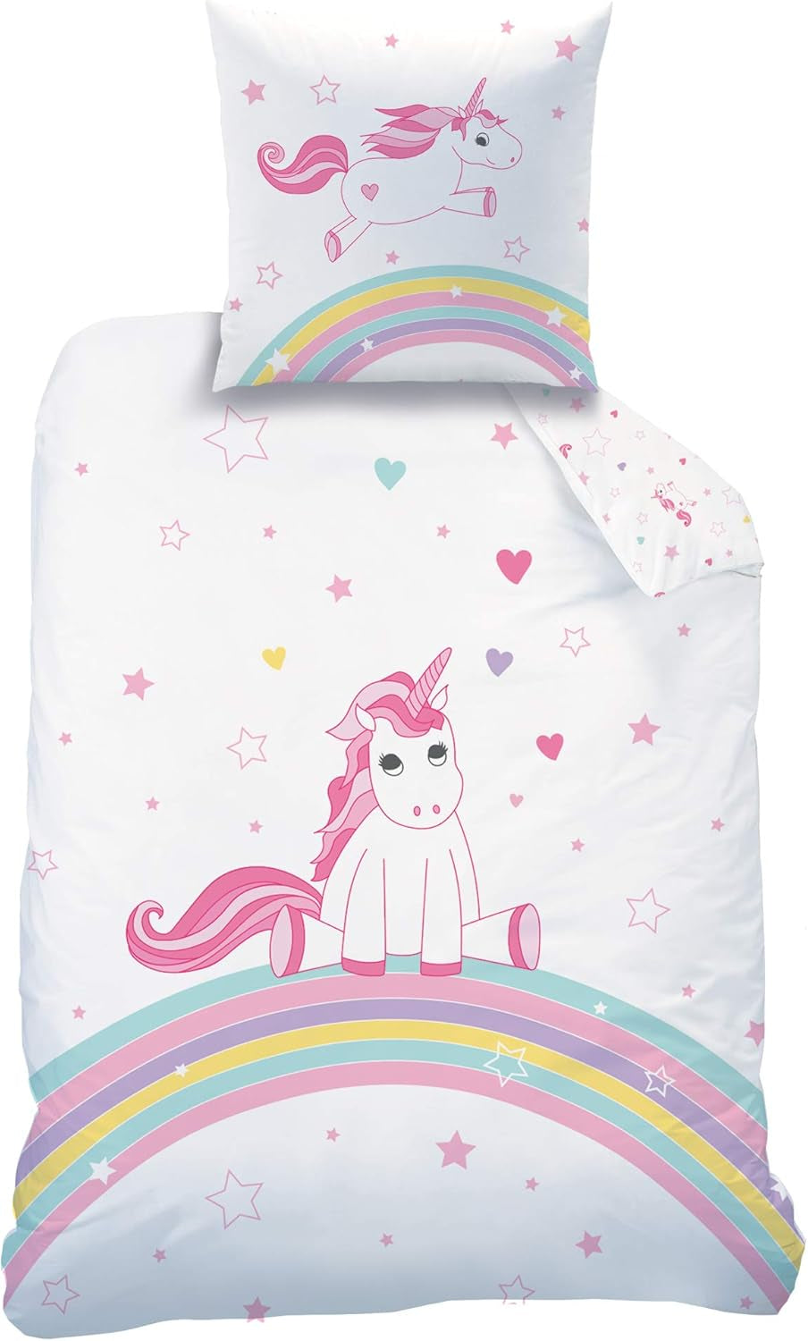 Bed linen for girls, Unicorn, cotton Bed linen - children Naty Shop