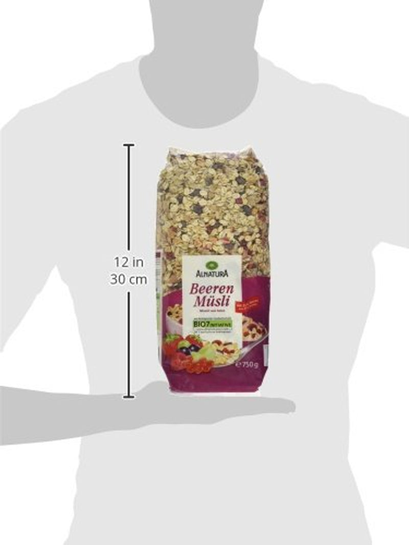 Organic muesli with forest fruits, 750g