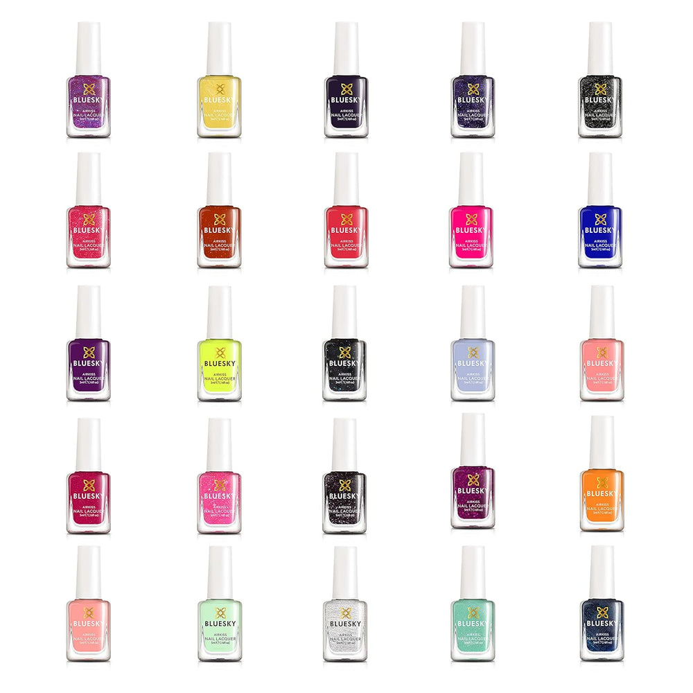 BLUESKY Kids Nail Polish - Peelable Water Based Nail Polish, Solvent Free, Easy To Remove, 5ml (Disco Time)