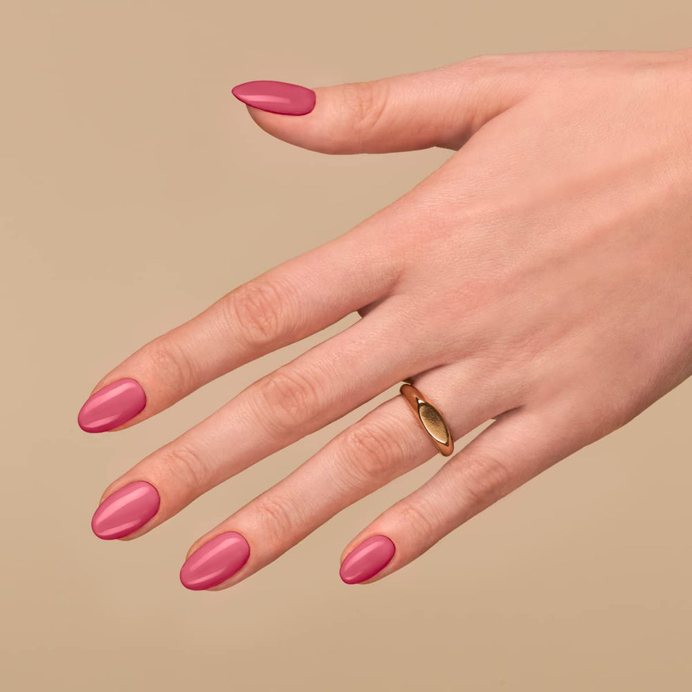 UV nail polish Semilac Hybrid 400 Rusty Red 7ml, Tastes of Fall collection