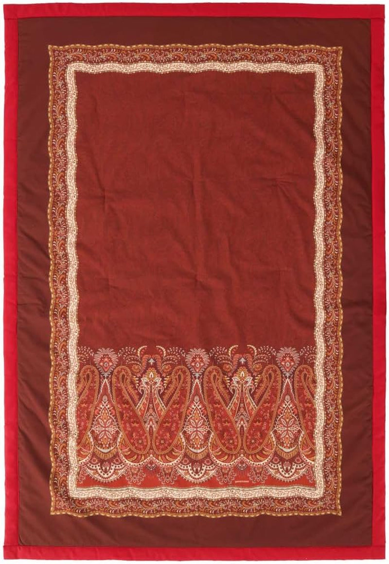 BASSETTI checked cotton SABBIONETA color BLUE B3 size 135X190 Duvets and quilts Naty Shop Bordeaux 135X190