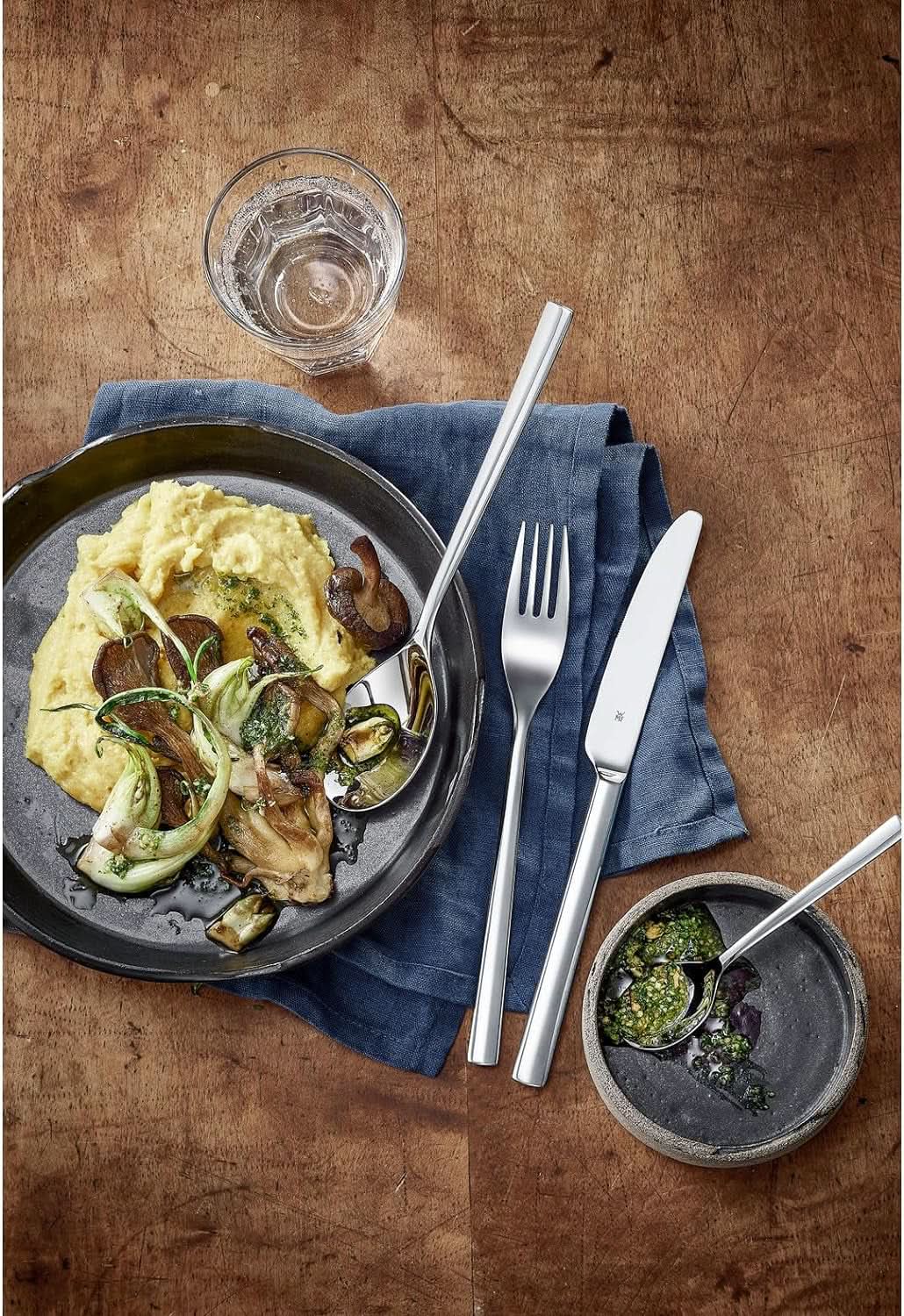 Silit Trend cutlery set 6 people, 30 pieces, monobloc knives, stainless steel Crominox Kitchen Naty Shop