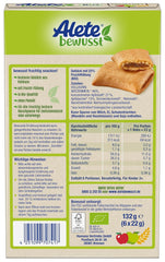 Alete Sliced Organic Pies with Whole Grains and Apple 6 x 22 g