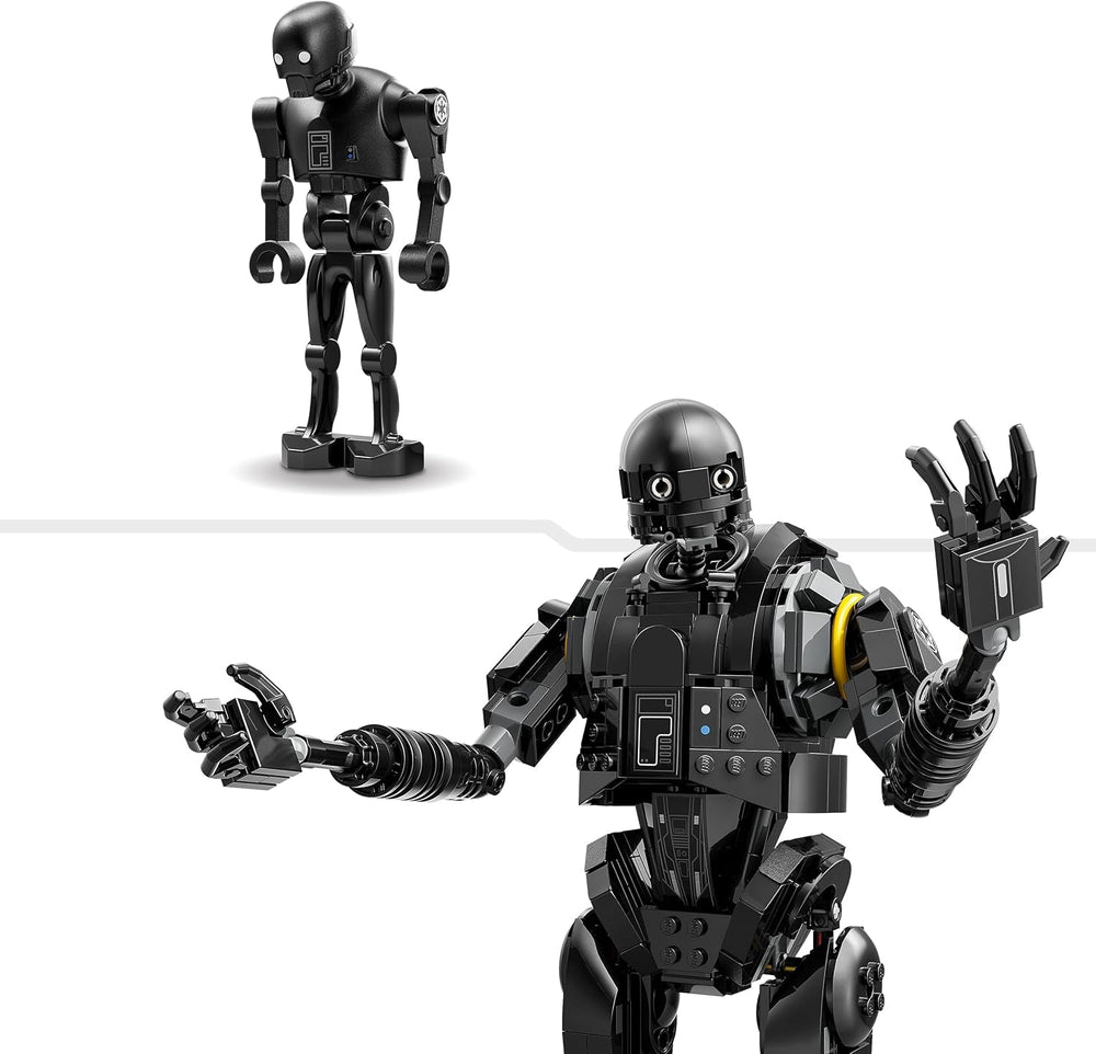 LEGO Star Wars 75434 Security Droid K-2SO - Construiește și expune figura, jucărie de construcție, model de colecție cu panou informativ - Cadou pentru băieți, fete și adulți fani Andor Seturi de constructie Besuche den LEGO-Store